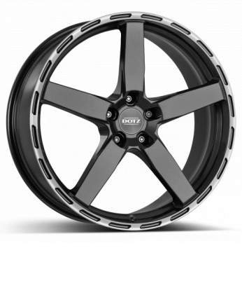 DOTZ MarinaBay dark 8,5x18 5x114,3 ET45 Gunmetal/polished lip